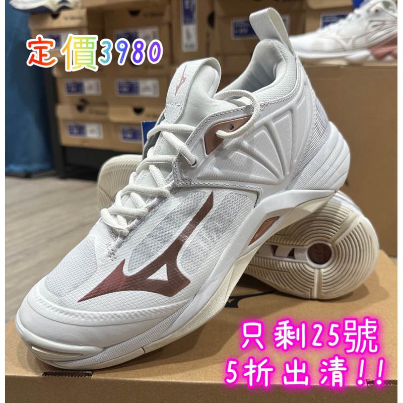 《典將體育》MIZUNO 美津濃 WAVE Momentum 2 襪套式 排球鞋 羽球鞋 V1GA211234