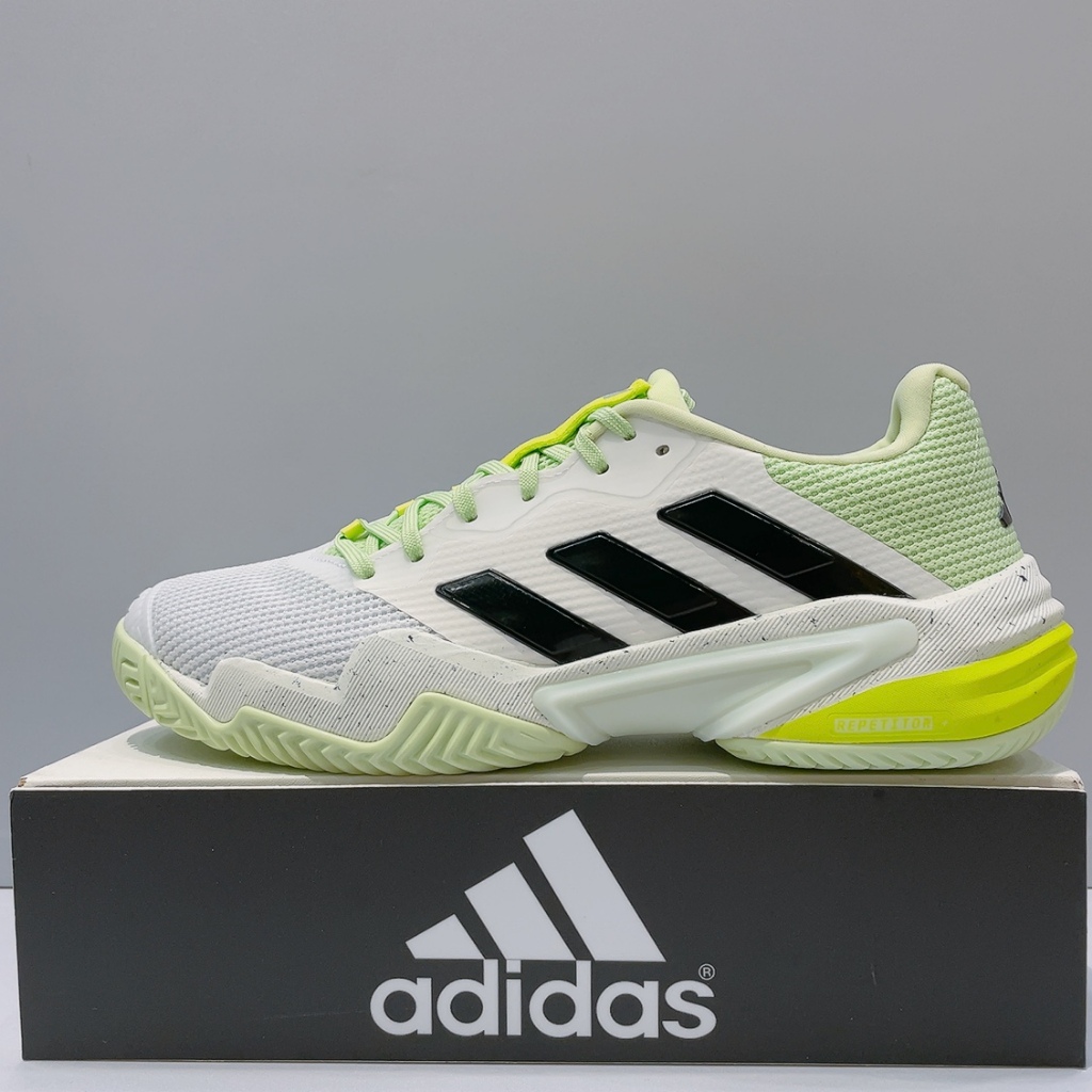 adidas Barricade 13 M 男生 白色 舒適 耐磨 運動 網球鞋 IG3114