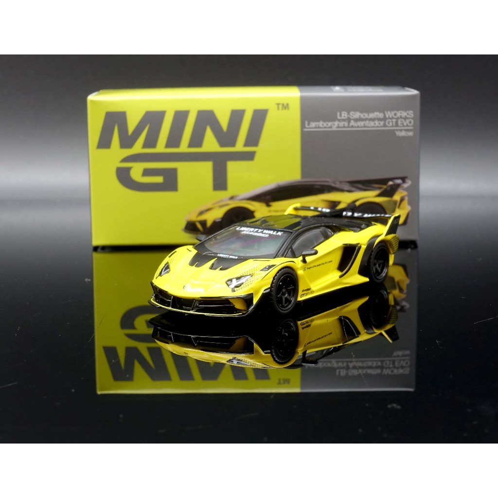 【MASH】最後一台 Mini GT 1/64 LB Aventador GT EVO Yellow #639