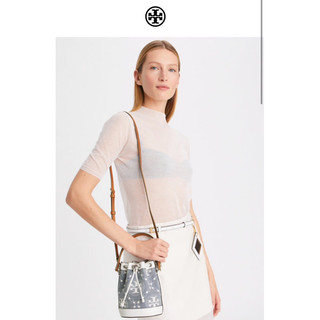 Tory Burch T MONOGRAM 廣告款迷你單寧水桶包