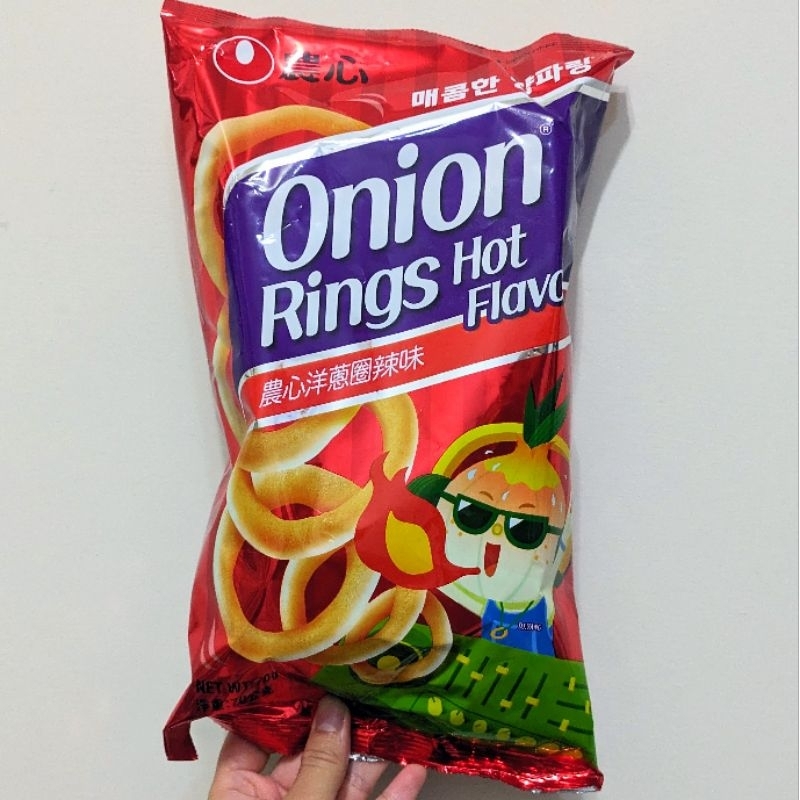 韓國農心 洋蔥圈Onion Rings 辣味 超好吃