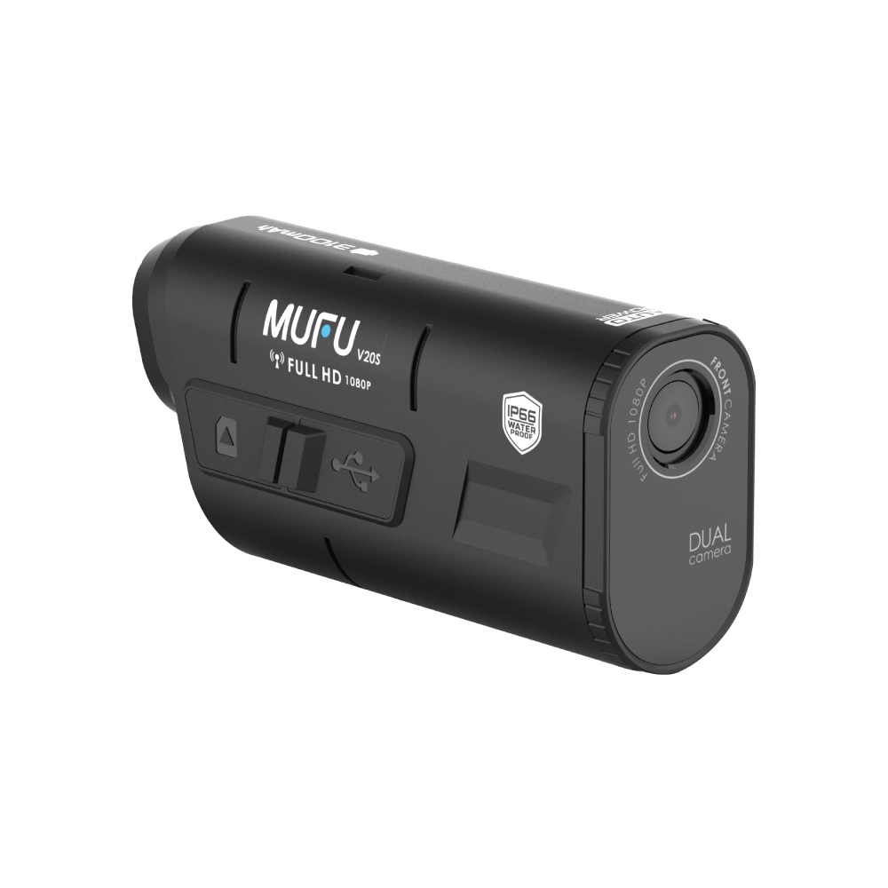 先看賣場說明 全新免運費  MUFU V20S  雙鏡頭機車行車記錄器 二頭機