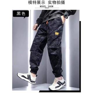 ☆黑色 寬鬆薄款 JOGGER PANTS 縮口褲 束腳褲 運動褲(L)☆