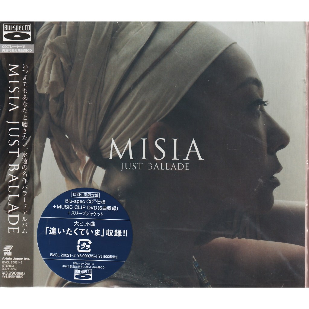 金卡價640 Misia 米希亞 JUST BALLADE B-CD+DVD A版 再生工場1 03