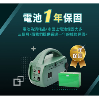移動電源限量台灣AUTOMAXX 最新版專業級手提式行動電源 可充筆電110V輸出小風扇露營神器 楊梅電池