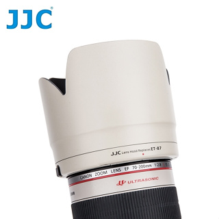 又敗家JJC白色相容Canon原廠ET-87遮光罩LH-87(W)適EF佳能70-200mm F/2.8L II III