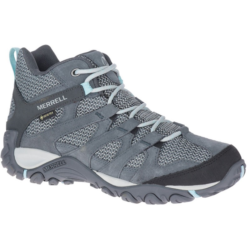 【MERRELL 美國】ALVERSTONE MID GORE-TEX 女款防水登山鞋 深灰 戶外鞋 ML034596