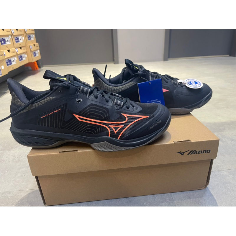 MIZUNO 71GA227025 WAVE CLAW NEO 2 寬楦羽球鞋