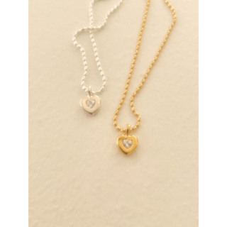Tulipa Gesneriana 正韓🇰🇷純銀 Lovely heart-shaped necklace