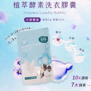 清淨海 Teddy Clean系列植萃酵素洗衣膠囊-小蒼蘭香(30顆) 學鼎生技 植萃酵素洗衣膠囊 輕奢小蒼蘭
