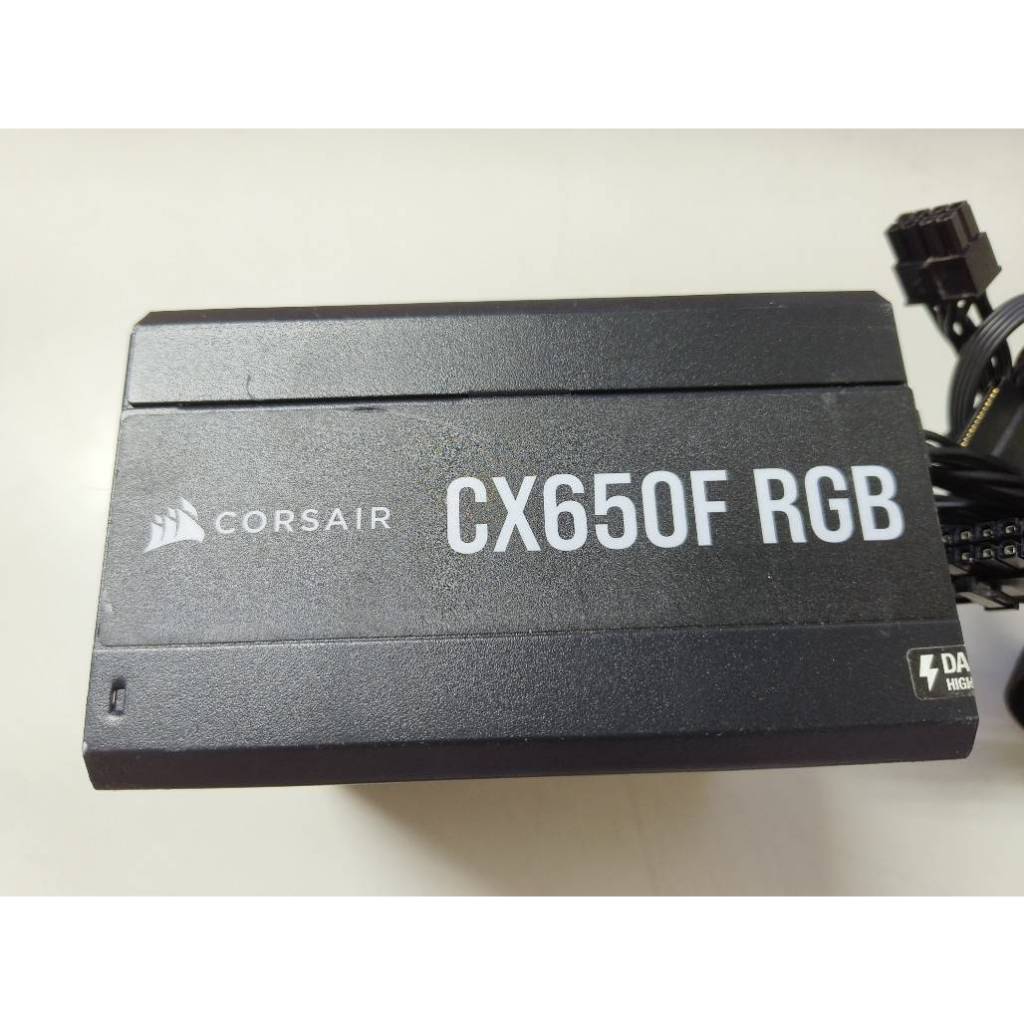 #P126 CORSAIR CX650F RGB 650W 電源供應器 缺模組線