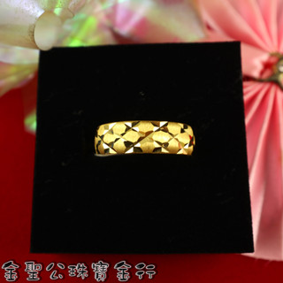 金聖公珠寶金行 ~ ㊣9999黃金戒指星空約定造型 gold9999 ring 純金戒指 男生金戒 男生黃金戒指