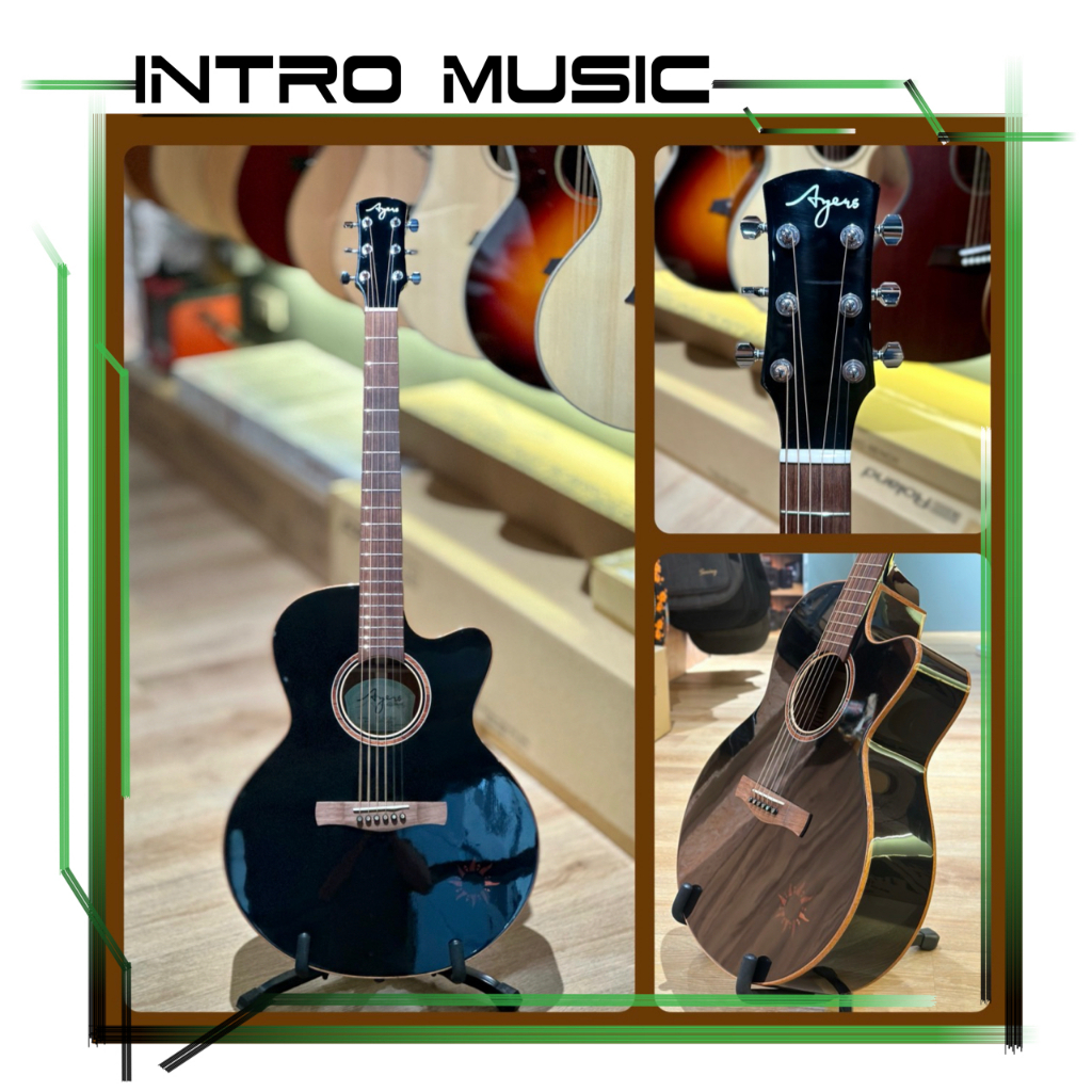 INTRO MUSIC || Ayers SJ-03CBW 奧昇系統 全單板民謠吉他 小太陽 附原廠厚袋