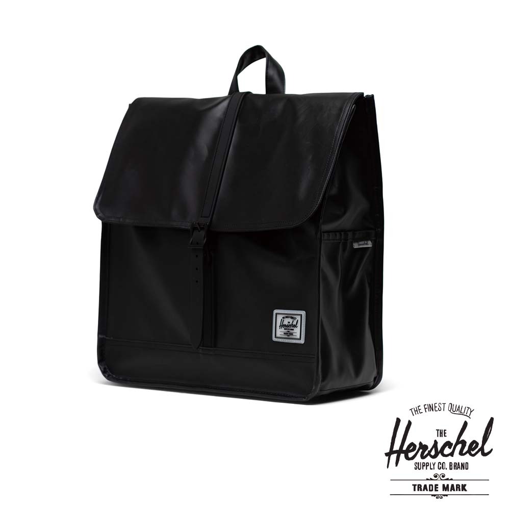 Herschel WR City Backpack【10998】黑色 包包 後背包 偵查包 防潑水 環保材質