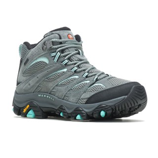 【MERRELL 美國】女 MOAB 3 MID GORE-TEX 中筒登山鞋 淺灰 健走鞋 郊山鞋 ML036306