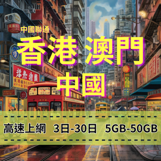 eSIM 香港上網 澳門上網 中國上網 大容量用到爽 主打品優惠價 快速上網 免插拔卡 方便快速上網