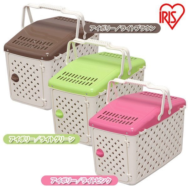 日本IRIS超透氣兩用外出提籃+運輸籠PHC-450犬貓皆可用『Q寶』