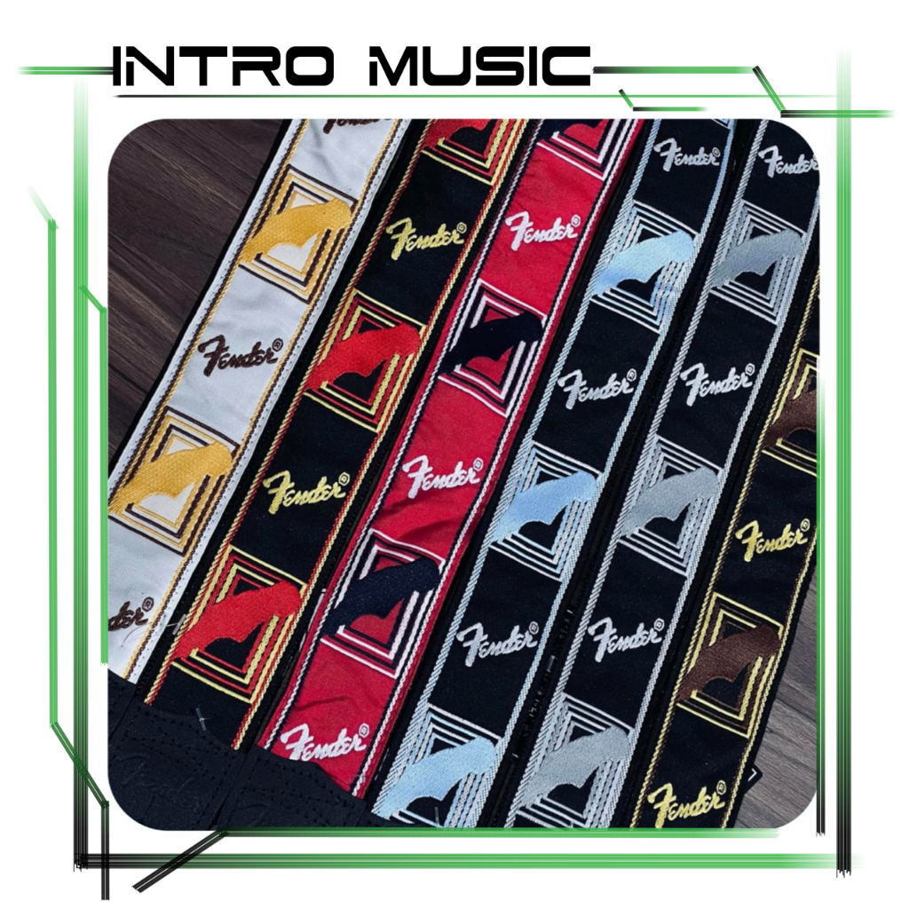 INTRO MUSIC || Fender MONOGRAMMED STRAP 經典款樂器背帶 共六款