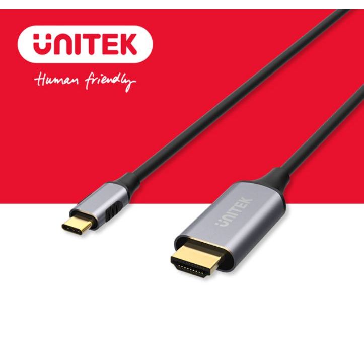 UNITEK Type-C 轉 HDMI影音傳輸線 (公對公) 1.8M  (Y-V1125A)