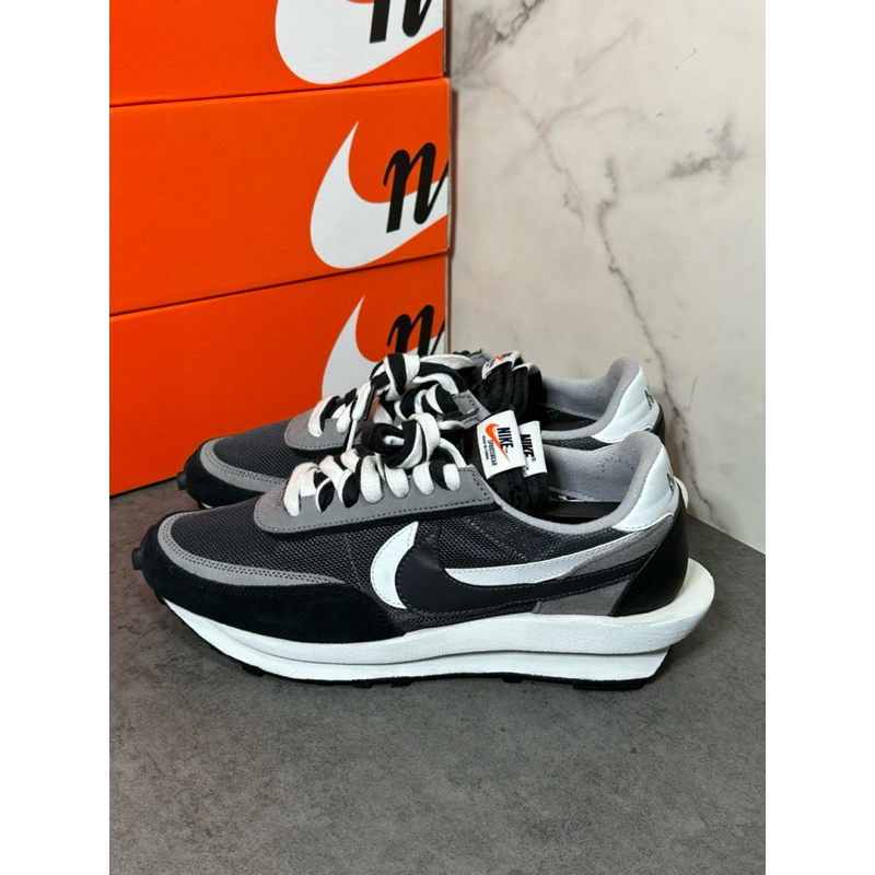 Sacai x Nike Ldwaffle 黑白 BV0073-001 Us10.5
