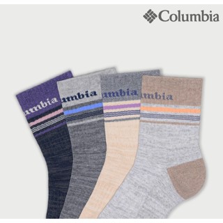 哥倫比亞 columbia (四雙一組) 雙層氣墊機能襪/登山襪/ - 中長襪