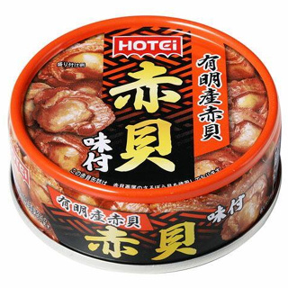 *貪吃熊*日本 HOTEI 豪德 味付 赤貝罐 罐頭 赤貝罐頭 赤貝 海產罐頭