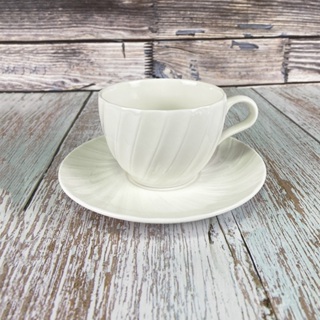 韓國ERATO｜旋轉波紋咖啡杯盤組 240mL 咖啡杯盤 咖啡杯 花茶杯盤 花茶杯