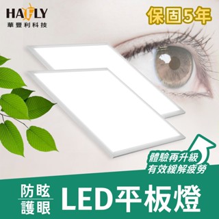 HAFLY LED防眩護眼平板燈 30W 40W 健康照明 柔光不頻閃 醫院診所指定款 辦公商用 二入組 保固五年