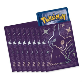 松梅桌遊鋪 Pokemon PTCG 牌套 美版 肥包 訓練家 卡套 65張/包 寶可夢 皮卡丘 伊布 六尾 夢幻
