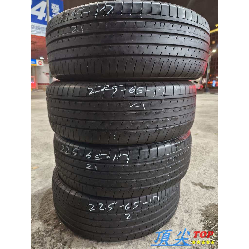 【頂尖】優質中古輪胎 225/65-17 橫濱輪胎 6成新 無變形 四條6000