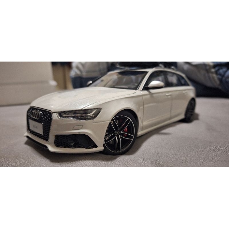 1:18 WELL Audi RS6 Avant (C7) 1/18奧迪旅行車  白色