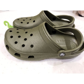 Crocs正版 軍綠色10001-309 洞洞鞋 M8W10(26號 ) 全新現貨
