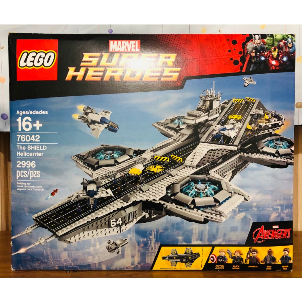 LEGO 樂高 76042 神盾局空中航空母艦