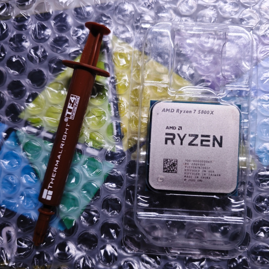 送散熱膏✨AMD Ryzen R7-5800X MPK【8核/16緒】3.8G(↑4.7G) 工業包裝 一年保