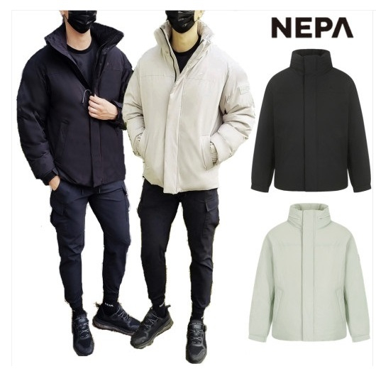 韓國登山品牌 NEPA 過季男款 C-TR 短版羽絨外套型號 7I72060 出清特價~預購中 下標前請先詢問