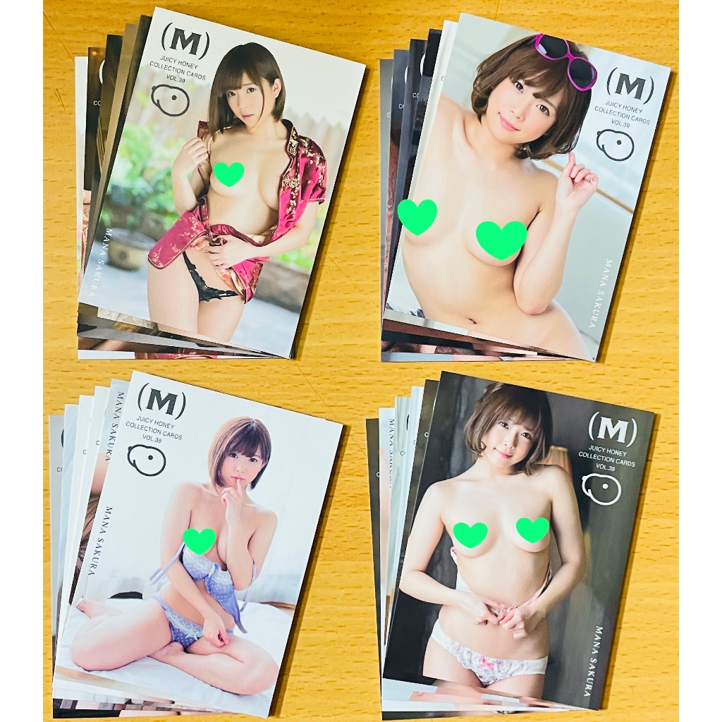 紗倉真菜 單人1套 24張 #55~72 2011 JUICY HONEY Vol.39 Mana Sakura 寫真卡