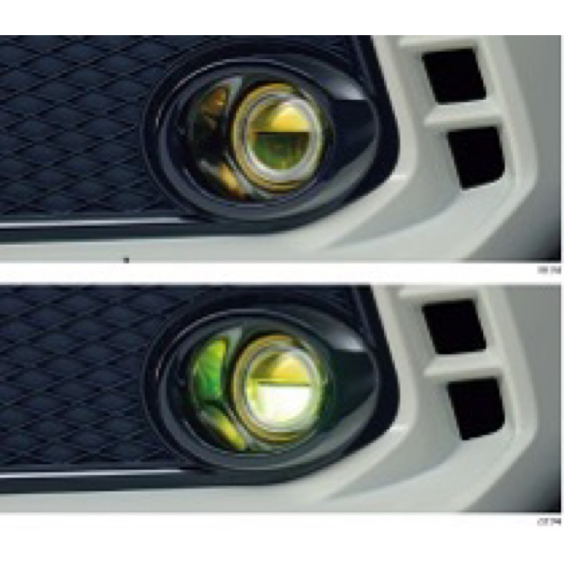 HONDA 美規 CIVIC FK8 TypeR 霧燈（選配）（黃色LED)(含線組）