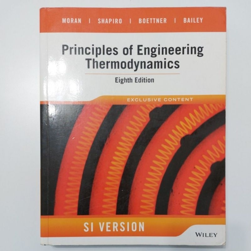 Principles of Engineering Thermodynamics 8/e