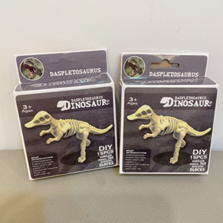 全新 恐龍DIY 組裝 恐龍骨組裝小玩具 恐龍化石模型玩具 公仔小積木 手拼玩具 侏羅紀 獎勵小禮物