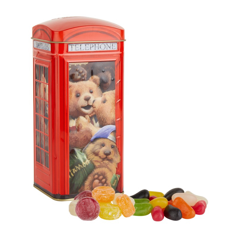 倫敦代購❤️harrods 熊熊 電話亭 糖果 jellybeans 200g