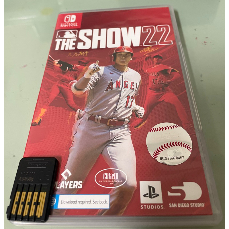 降售switch二手遊戲片 美國職棒大聯盟22 THE SHOW22棒球遊戲便宜賣