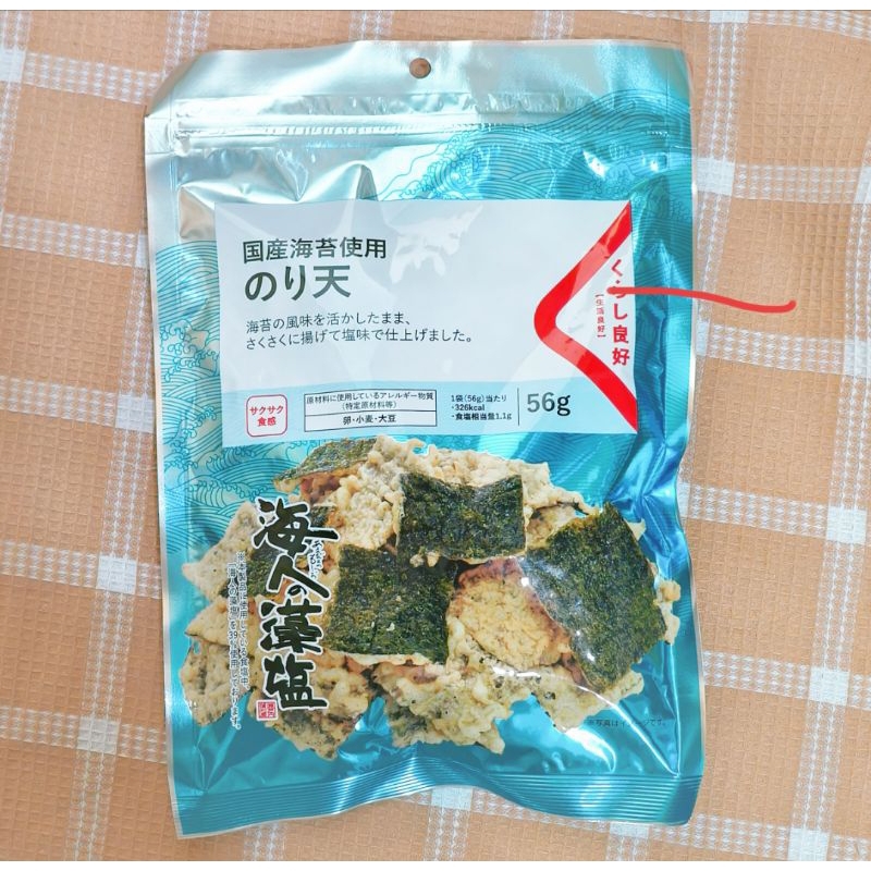 生活良好 天婦羅脆餅 全聯 56g 海苔天婦羅 餅乾 脆片