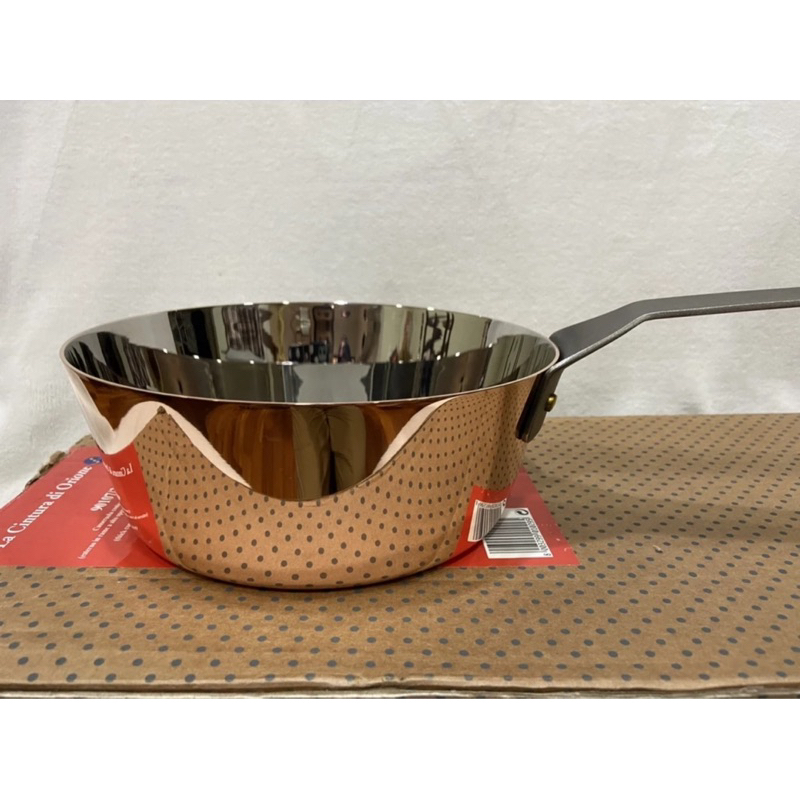 Alessi 90107 單柄銅鍋含蓋 20公分