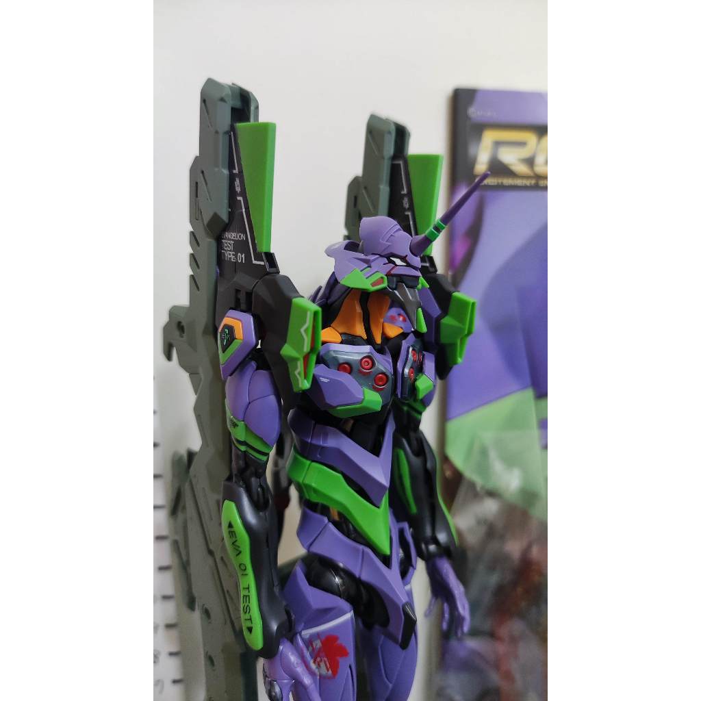 BANDAI 組裝模型 RG 通用人型決戰兵器 人造人 EVA 初號機 DX輸送台套組 福音戰士 己組