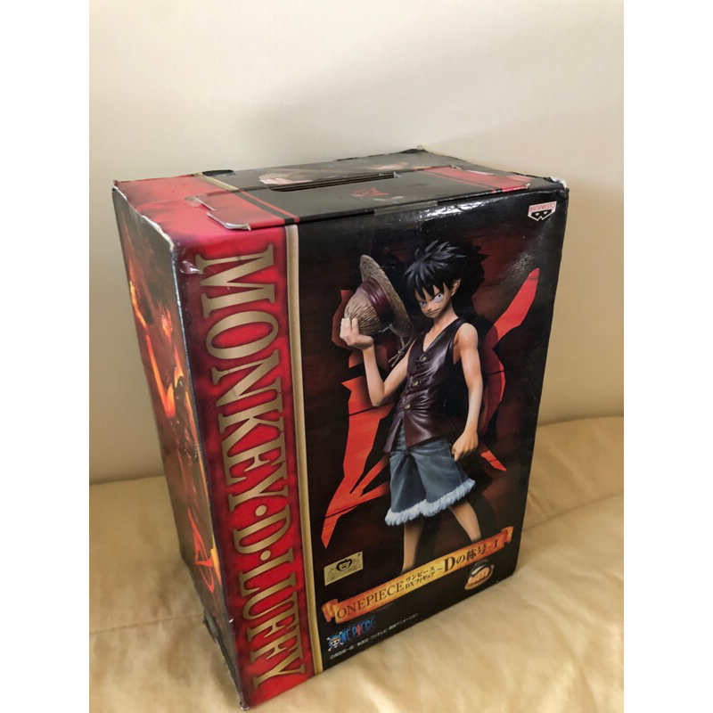 老物金證 海賊王 航海王 OnePiece 蒙其 D 魯夫 Luffy D的意志 D的稱號 公仔 模型 寬盒