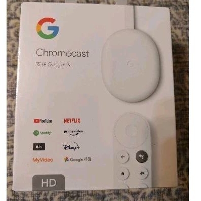 Chromecast 支援 Google TV HD 電視盒