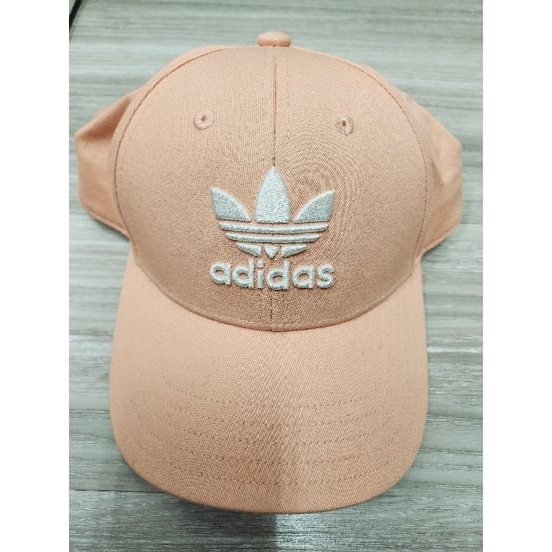 adidas originals 老帽 /休閒帽 蜜糖橘(二手）