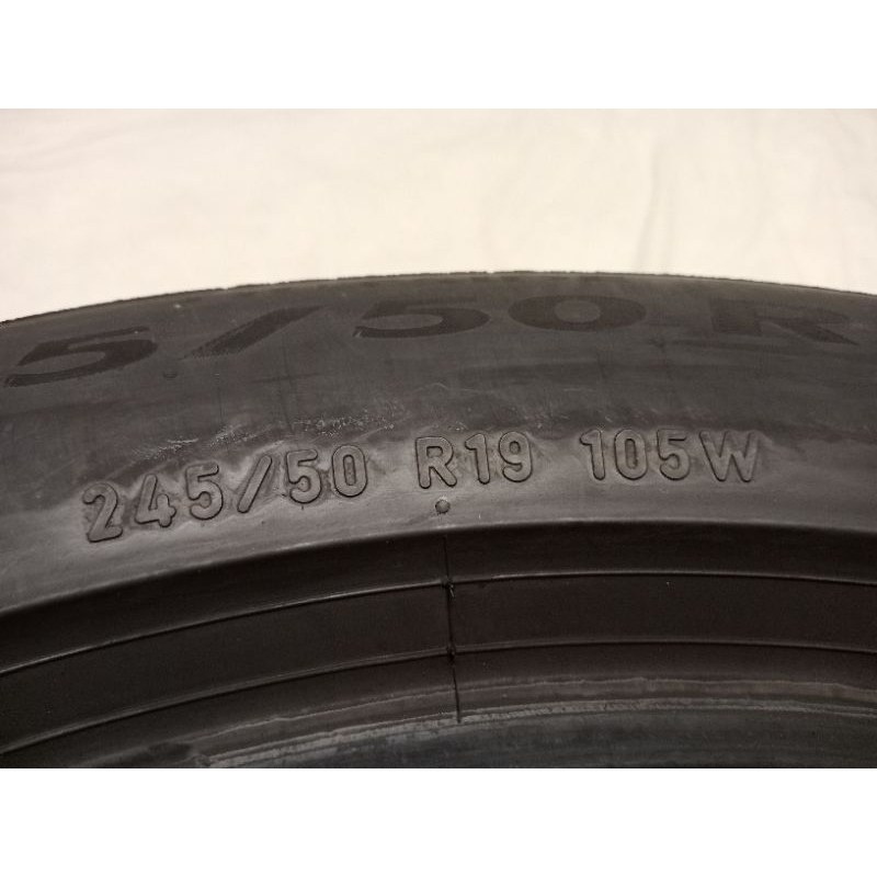 BMW X3 倍耐力 防爆胎（P7C2） 245/50/19 8成新