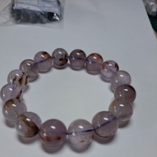 甜甜價紫兔毛水晶大13米300元