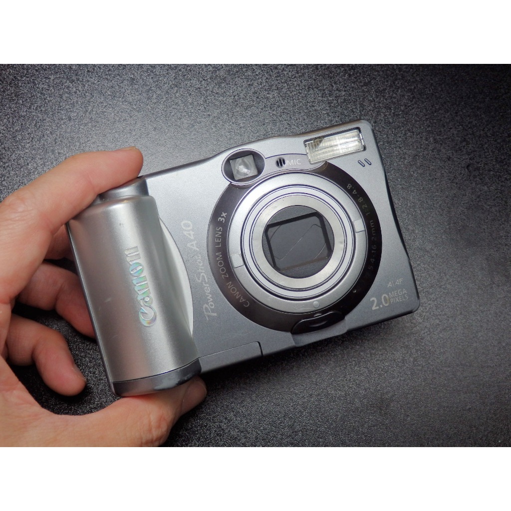 &lt;&lt;老數位相機&gt;&gt;CANON POWERSHOT A40 (AA電池 / CCD / Lo-fi)